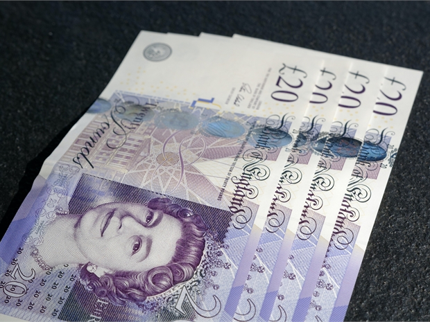 english 20 pound bank notes