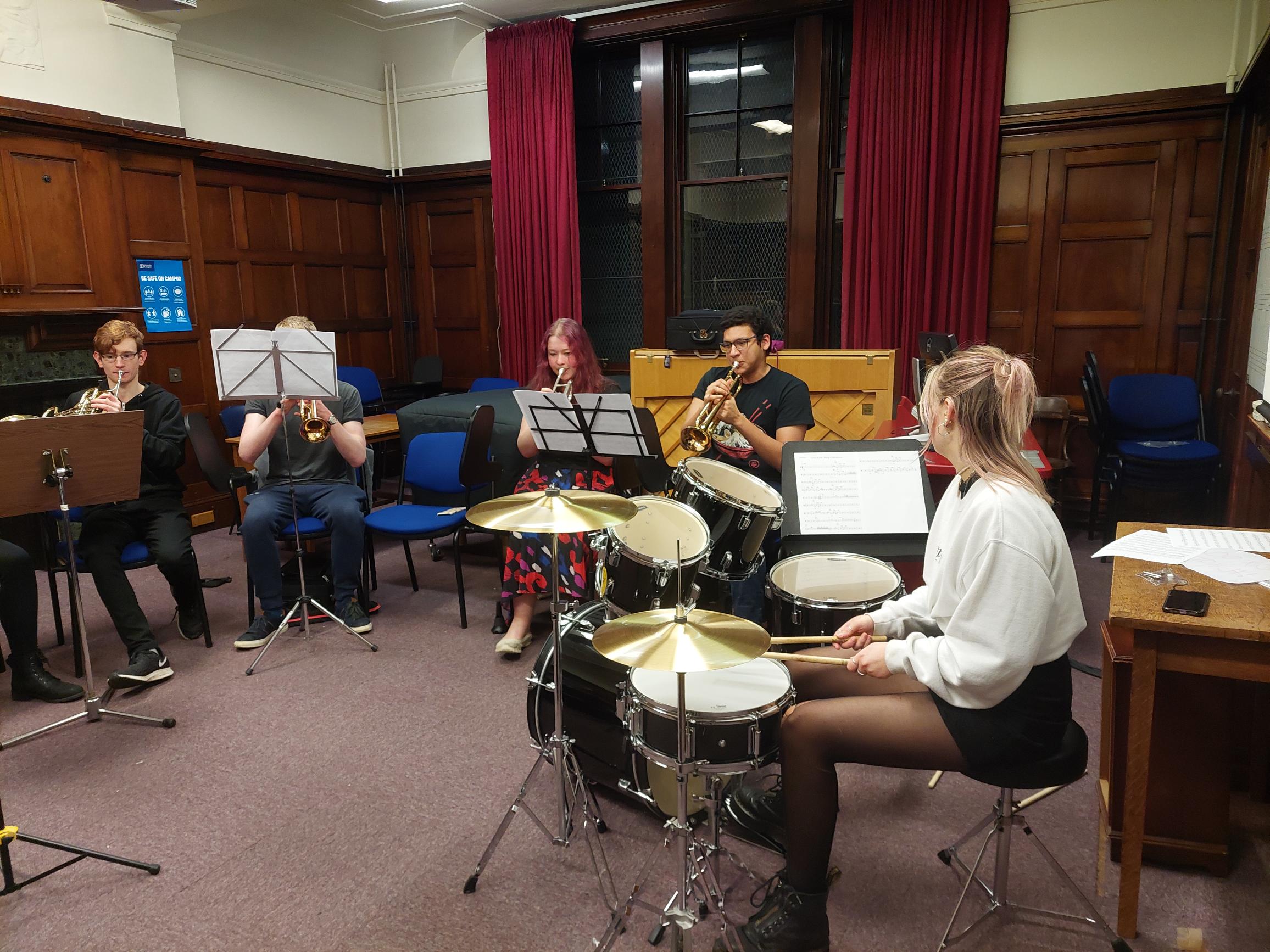 £280 grant used for: Drum kit.