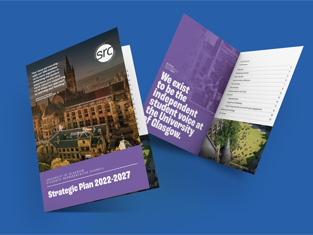 Glasgow University Students’ Representative Council (GUSRC)’s Strategic Plan for 2022-2027 gives an overview of the longer term strategic aims of the SRC.