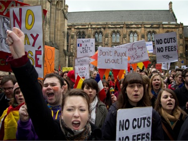 Glasgow Uni SRC Representation Campaigns Student March Protest