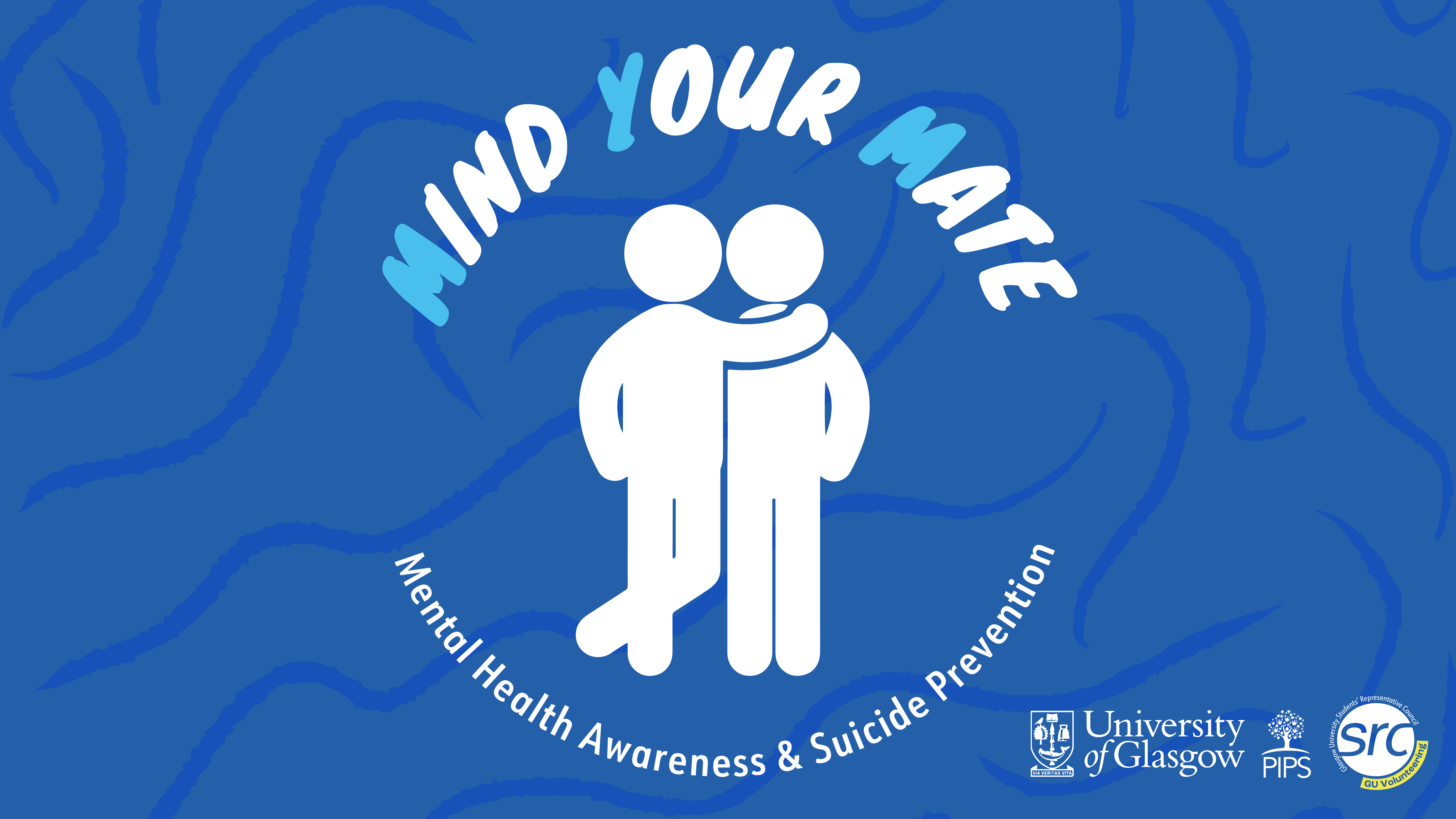 mind your mate logo on blue background