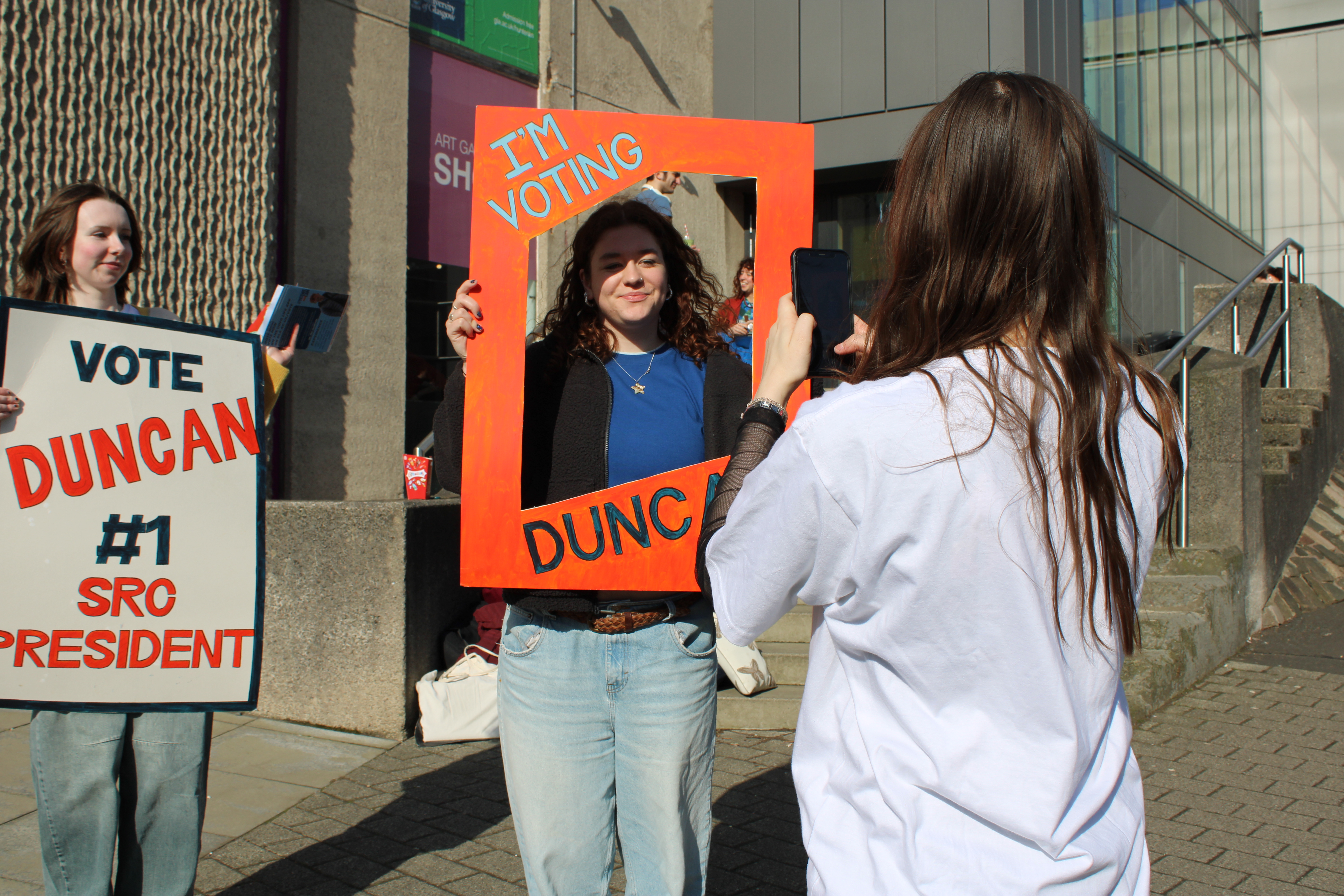 Glasgow Uni SRC Representation Elections Campaigning Students Library Hill
