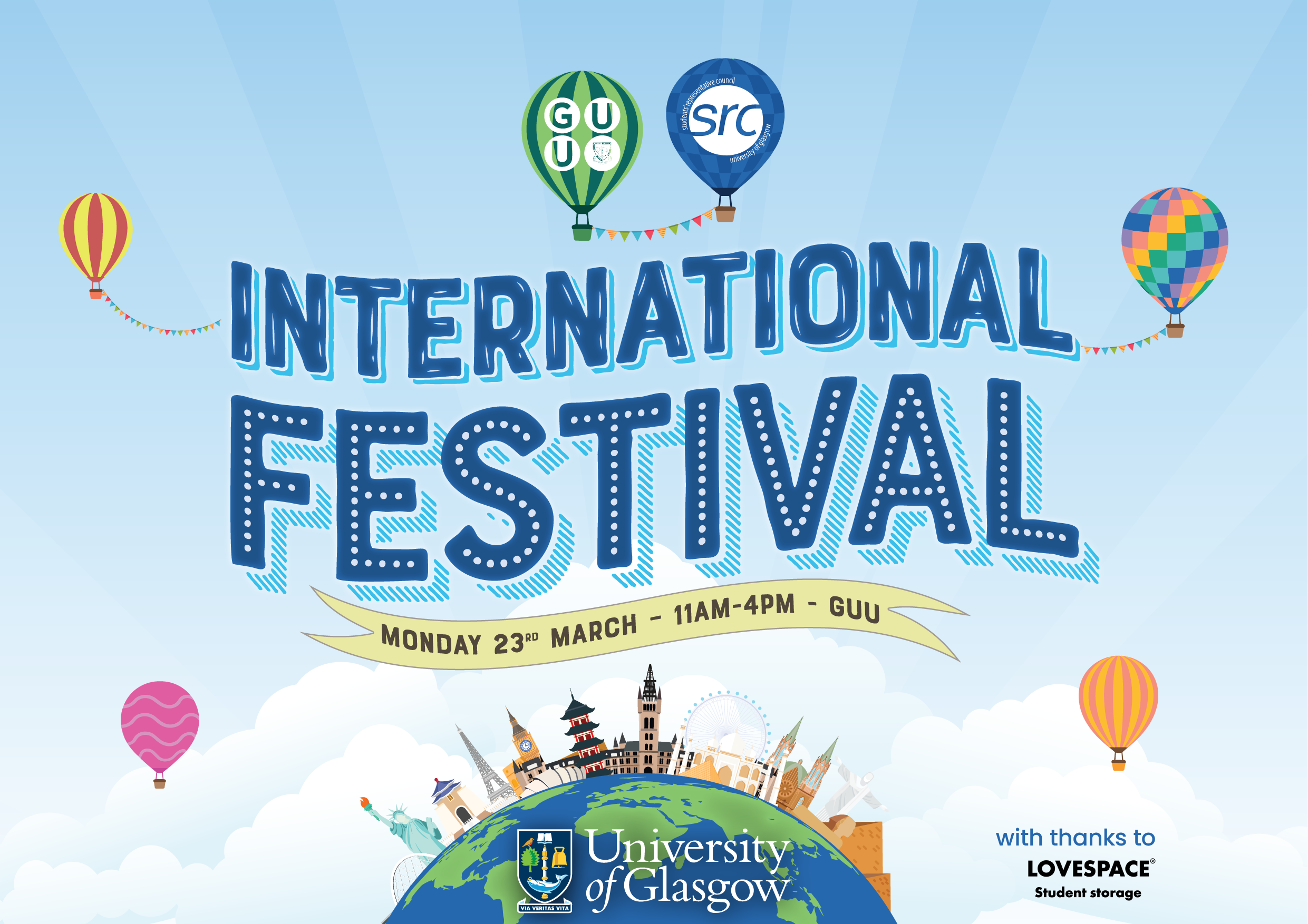 Experience the world in a day at the University of Glasgow!